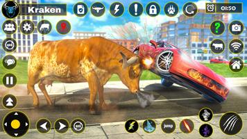 Scary Wild Cow Rampage Game capture d'écran 3
