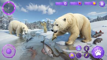 Arctic Polar Bear Family Sim تصوير الشاشة 3