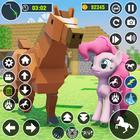 Wild Pony Craft Famille Sim 3D icône
