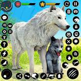 Virtual Arctic Wolf Family Sim