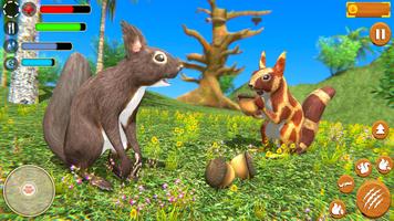 Wild Squirrel Family Sim 3D screenshot 2