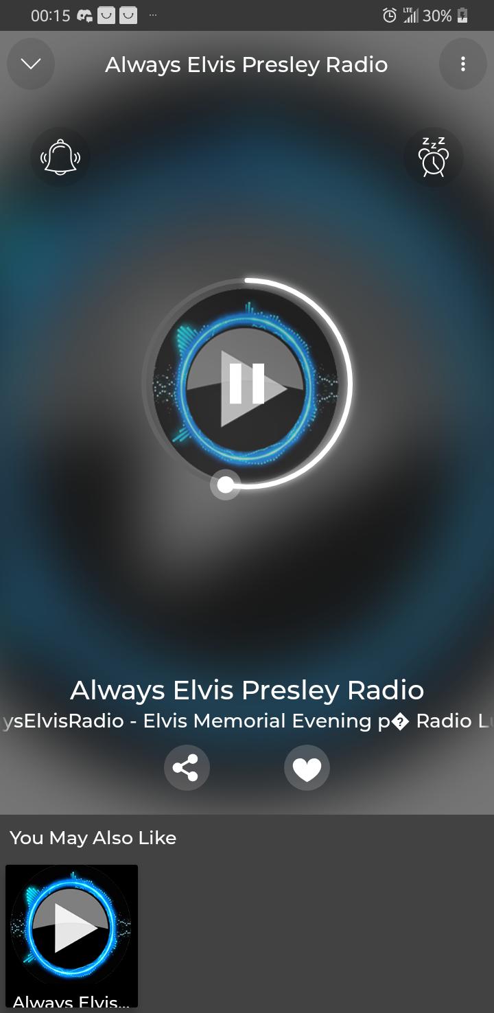 US Always Elvis Presley Radio App Free Online List pour Android -  Téléchargez l'APK