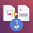 Image to text to Speech, Scan icon