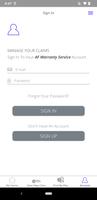 AF Warranty Service plakat