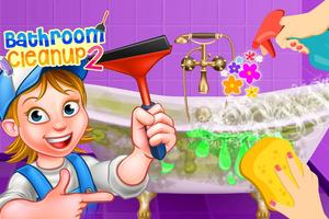 Bathroom Clean up 2 plakat