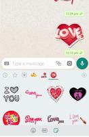Valentines Stickers for WhatsApp - WAStickerApps Affiche