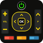 TV remote control for all tv icon