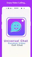 Universal Chat - Random Video Call Affiche