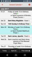 Catholic Calendar: Universalis โปสเตอร์