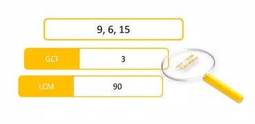 GCF - LCM Calculator