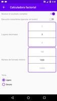 Calculadora factorial captura de pantalla 3