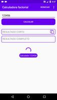 Calculadora factorial captura de pantalla 1