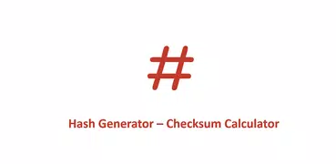 Hash Generator - Checksum Calc