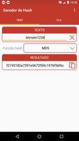 Gerador de hash - Calculadora  Cartaz