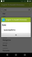 2 Schermata English To Kazakh Dictionary