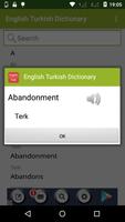 English Turkish Dictionary تصوير الشاشة 3