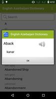 English Azerbaijani Dictionary Screenshot 1