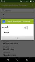 English Azerbaijani Dictionary screenshot 1