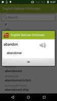 English to Galician Dictionary تصوير الشاشة 1