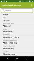 English to Igbo Dictionary โปสเตอร์