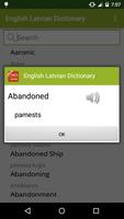 English to Latvian Dictionary اسکرین شاٹ 3