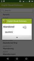 English to Slovak Dictionary 스크린샷 1