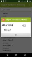English Sundanese Dictionary تصوير الشاشة 1