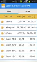 UAE GOLD SILVER RATES スクリーンショット 1