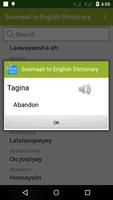 Somali To English Dictionary capture d'écran 2