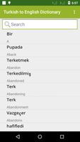 Turkish To English Dictionary پوسٹر