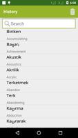 برنامه‌نما Turkish To English Dictionary عکس از صفحه