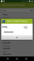 Uzbek To English Dictionary imagem de tela 2
