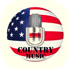 country music- free country music radio stations-icoon