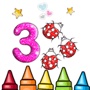 Glitter Number Coloring and Drawing Book APK