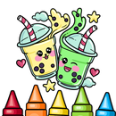 Cute Coloring Book Glitter APK