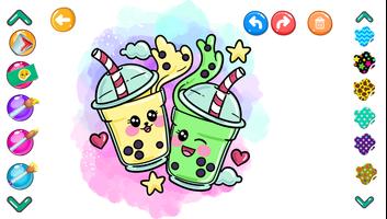 Cute Coloring Book Glitter تصوير الشاشة 1