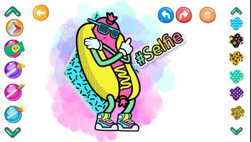 Cute Coloring Book Glitter تصوير الشاشة 3