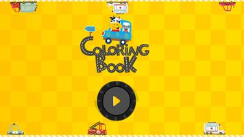 Cars Coloring Boock Affiche