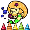 Glitter Fish Coloring Book APK
