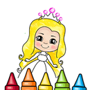 Princess Coloring Book Glitter APK