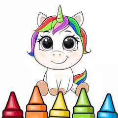 Glitter Unicorn Coloring Book アプリダウンロード