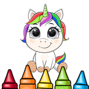 Glitter Unicorn Coloring Book APK