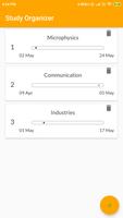Study Planner App - Organize,  captura de pantalla 1