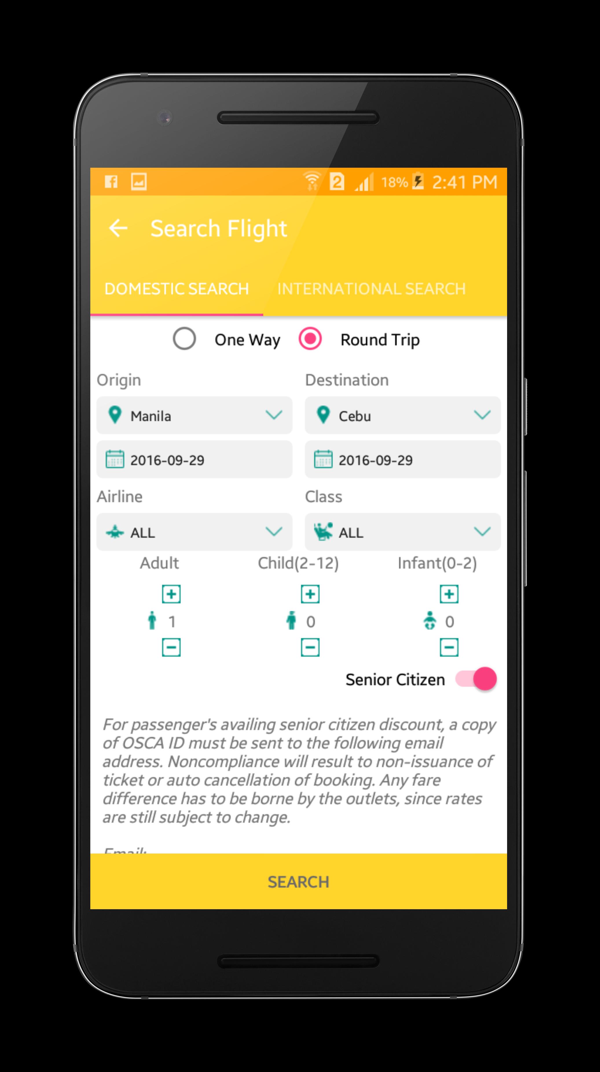 unified products and services app