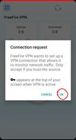 FreeFire VPN capture d'écran 2