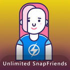 Unlimited friends for Snapchat, SnapFriends أيقونة