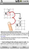 HandWrite Sudoku captura de pantalla 1