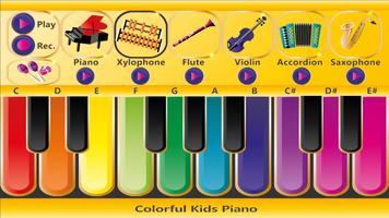 Colorful Kids Piano スクリーンショット 1