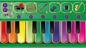 Colorful Kids Piano capture d'écran 2