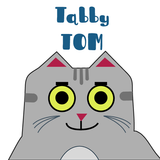 Tabby Tom Stickers Zeichen